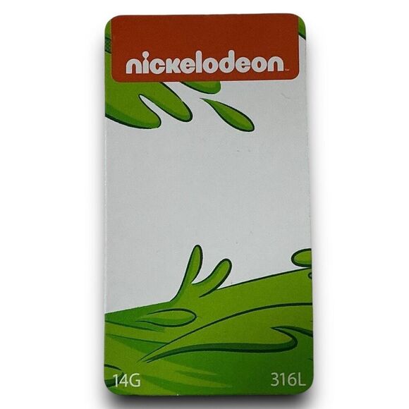 Nickelodeon Jimmy Neutron 14 Gauge 316L Belly Button Navel Ring - Picture 4 of 6